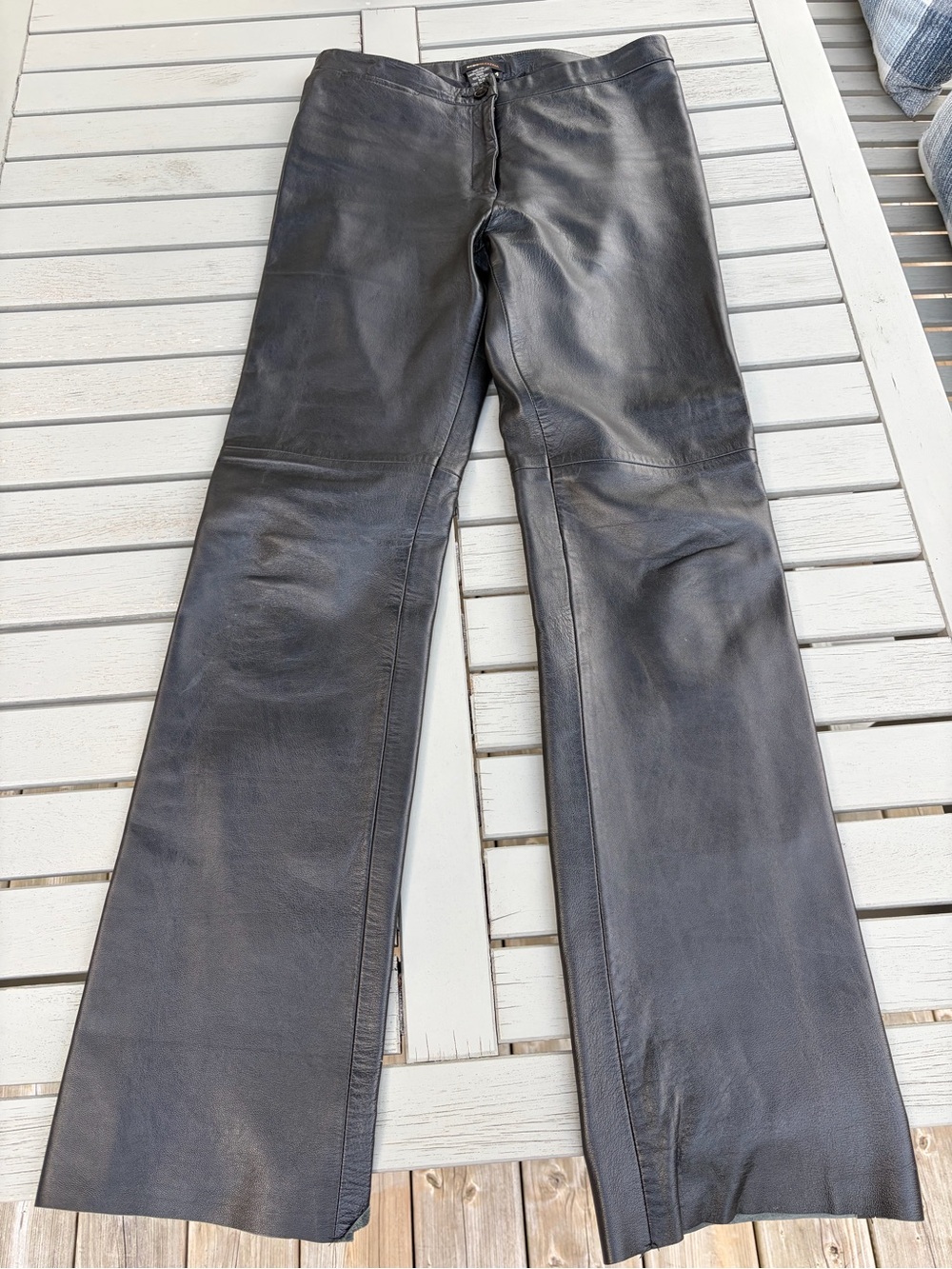 Genuine Black Leather Pants BCBG MAXAZARIA
